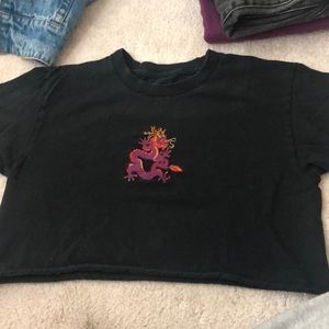 Brandy Melville crop top barley worn